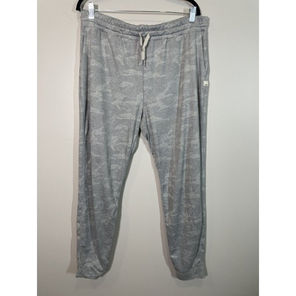 Vuori Light Gray Camouflage Jogger Track Pants